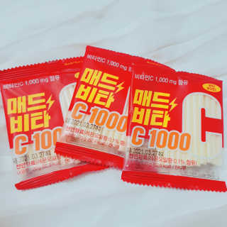 매드비타C 1000 — 5점을 준 리뷰어가 2019년 4월 올린 사용 사진