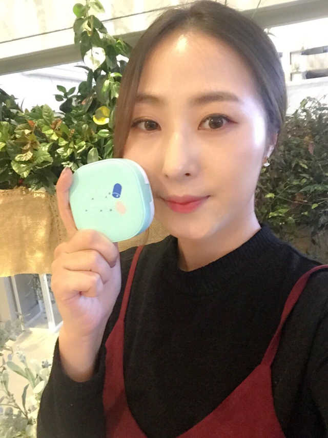 알약쿠션 리뷰 사진
