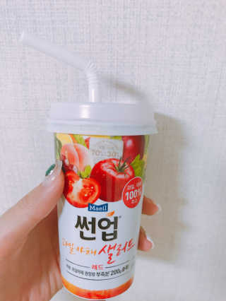 과일야채샐러드 썬업 과일야채 샐러드 3종 — 5점을 준 리뷰어가 2018년 7월 올린 사용 사진