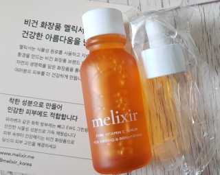 비건화장품 멜릭서 내 피부를 위한 비건케어, 멜릭서 비타민세럼 — 5점을 준 리뷰어가 2019년 3월 올린 사용 사진