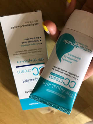 마더메이드 더 아쿠아라이트 CC크림 SPF50+ PA+++ — 5점을 준 리뷰어가 2019년 5월 올린 사용 사진