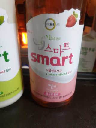 유산균하우스 프로바이오65 스마트 딸기맛, 플레인 맛 2종 랜덤 — 1점을 준 리뷰어가 2019년 6월 올린 사용 사진