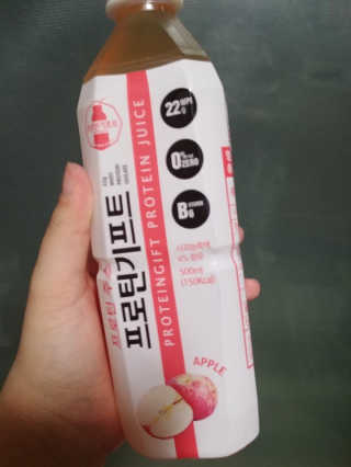 프로틴주스 프로틴기프트 — 5점을 준 리뷰어가 2019년 3월 올린 사용 사진