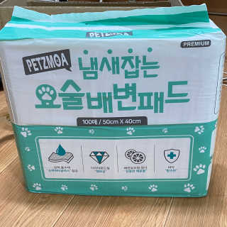 페츠모아 냄새잡는 요술배변패드 — 5점을 준 리뷰어가 2020년 3월 올린 사용 사진