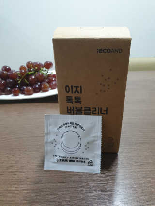 [에코앤드]이지톡톡 버블클리너 1종세척제 — 5점을 준 리뷰어가 2019년 6월 올린 사용 사진