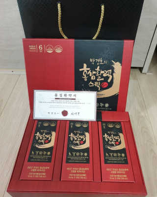메이준뉴트리 박경호의 홍삼활력스틱 10ml x 30포 — 5점을 준 리뷰어가 2020년 3월 올린 사용 사진