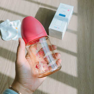 유비맘 PPSU 젖병 노꼭지_200ml_컬러 랜덤 발송 — 5점을 준 리뷰어가 2019년 12월 올린 사용 사진