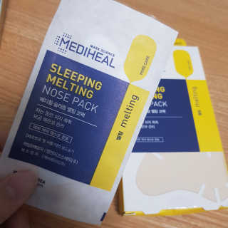 메디힐 슬리핑 멜팅 코팩 — 5점을 준 리뷰어가 2020년 1월 올린 사용 사진