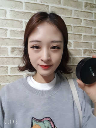 리하셀 아우라 쿠션 팩트 21호,23호 SPF50+ PA++++ — 5점을 준 리뷰어가 2019년 10월 올린 사용 사진