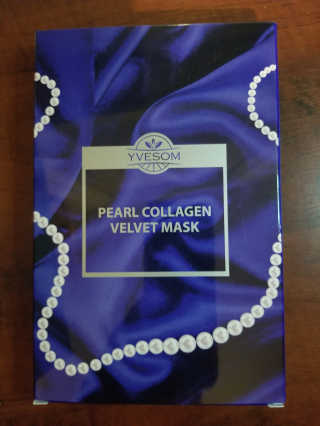 Pearl Collagen Velvet Mask 1 BOX by YVESOM — 2.5점을 준 리뷰어가 2019년 3월 올린 사용 사진