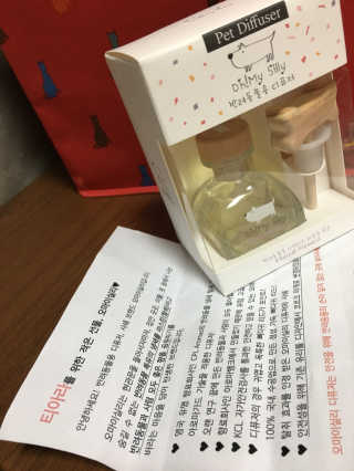 오!마이실리 오마이실리 반려동물 디퓨저 — 3.5점을 준 리뷰어가 2018년 7월 올린 사용 사진