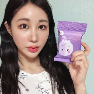 [후르디아] 블루베리 립앤아이 리무버 패드 4개 세트 — 5점을 준 리뷰어가 2020년 3월 올린 사용 사진