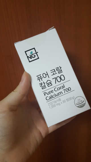 네츄럴굿띵스 퓨어 코랄 칼슘 700 30일분 — 5점을 준 리뷰어가 2018년 10월 올린 사용 사진