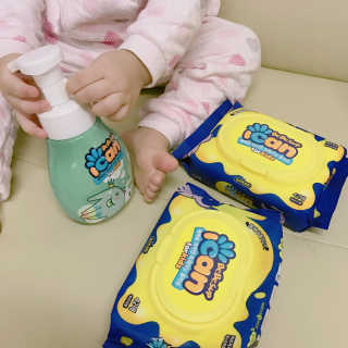 베베숲 아이캔 트레이닝 물티슈 — 4.5점을 준 리뷰어가 2017년 2월 올린 사용 사진