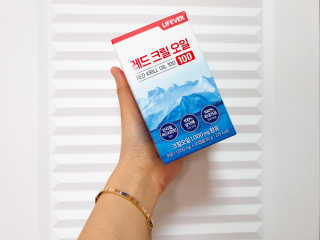 라이프에버 레드크릴오일 100 — 5점을 준 리뷰어가 2019년 3월 올린 사용 사진