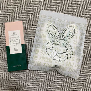 포레스트힐 그린 밸런스 클렌져 100ml + 토끼 헤어밴드 — 5점을 준 리뷰어가 2020년 2월 올린 사용 사진