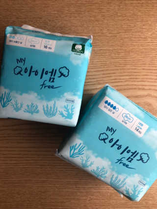 보타메디 마이아이엠 생리대 — 5점을 준 리뷰어가 2018년 12월 올린 사용 사진