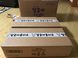 달곰이 물티슈 — 5점을 준 리뷰어가 2017년 5월 올린 사용 사진