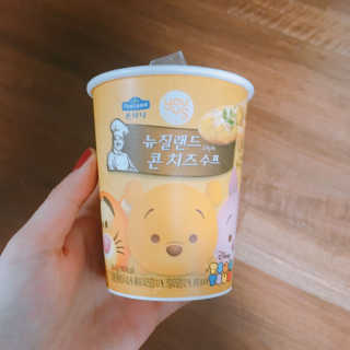 GS25 유어스)디즈니 컵 수프 — 5점을 준 리뷰어가 2017년 10월 올린 사용 사진