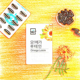 네츄럴굿띵스 오!메가루테인 60일분 — 4.5점을 준 리뷰어가 2019년 1월 올린 사용 사진