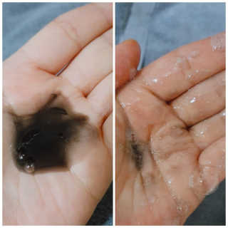 the naked object [탈모볼륨샴푸] 디블랙 팩 샴푸 — 5점을 준 리뷰어가 2020년 2월 올린 사용 사진
