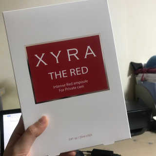 XYRA 자이라 더 레드 마스크 — 5점을 준 리뷰어가 2019년 5월 올린 사용 사진