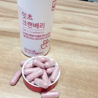 네츄럴굿띵스 잇츠 크랜베리 1병 30일분 — 4점을 준 리뷰어가 2019년 10월 올린 사용 사진