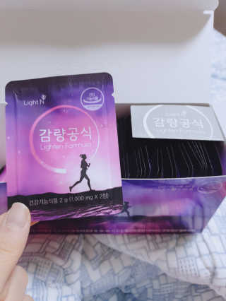 [감량공식] 다이어트 건강기능식품 — 5점을 준 리뷰어가 2019년 12월 올린 사용 사진