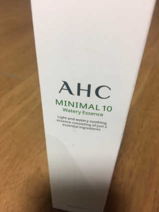 AHC 에이 에이치 씨 미니멀 10 워터리 에센스 — 4점을 준 리뷰어가 2018년 12월 올린 사용 사진