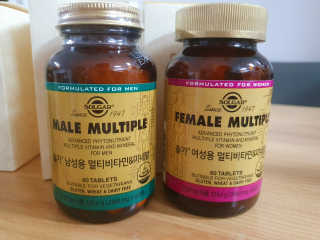 한국솔가 솔가 남성용 멀티비타민미네랄 — 5점을 준 리뷰어가 2019년 9월 올린 사용 사진
