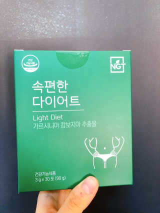 네츄럴굿띵스 속편한 다이어트 30포 — 5점을 준 리뷰어가 2019년 10월 올린 사용 사진