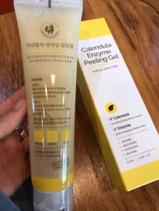 타임인네이처 [더메디닥터] 카렌듈라 엔자임 필링젤 — 3.5점을 준 리뷰어가 2019년 2월 올린 사용 사진