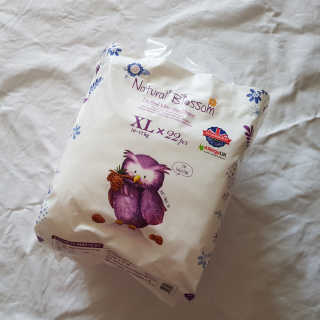 네추럴블라썸 NATURAL BLOSSOM 슈퍼 얇은 바지 기저귀 — 5점을 준 리뷰어가 2018년 8월 올린 사용 사진