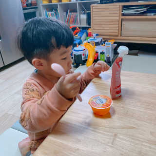 데르뜨 떠먹는 과일 3종, 짜먹는 과일 2종 총 10개 체험 — 5점을 준 리뷰어가 2020년 3월 올린 사용 사진