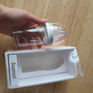 엄마의 바램을 담은 프리미엄 감성젖병 오유위시 90ml — 3점을 준 리뷰어가 2020년 3월 올린 사용 사진