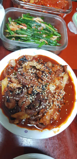 맵꾸미 쭈꾸미볶음 450g — 4점을 준 리뷰어가 2019년 10월 올린 사용 사진