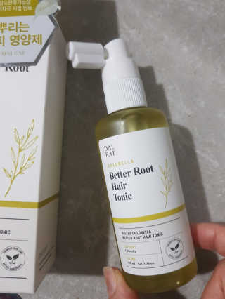 달리프 클로렐라 베러 루트 헤어토닉 100ml — 5점을 준 리뷰어가 2020년 1월 올린 사용 사진