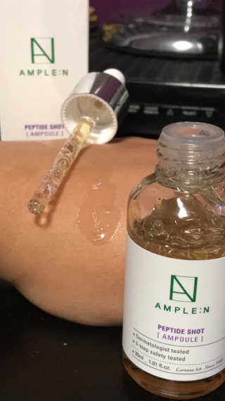 앰플엔 암 페트 펩티드 샷 AMPOULE — 5점을 준 리뷰어가 2019년 6월 올린 사용 사진