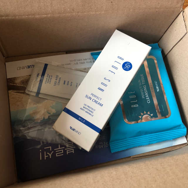 블루마인드 블루선 퍼펙트 선크림 [마일드] 리뷰 사진