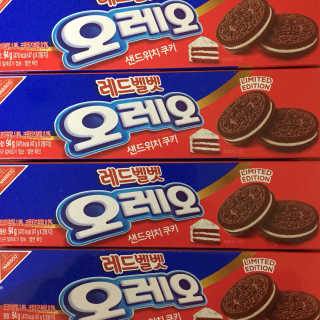 오레오 레드벨벳 — 4.33점을 준 리뷰어가 2018년 1월 올린 사용 사진