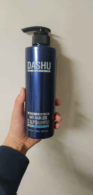 다슈코리아 다슈 데일리 단백질 한방 두피 골드 샴푸 500ml — 5점을 준 리뷰어가 2020년 3월 올린 사용 사진