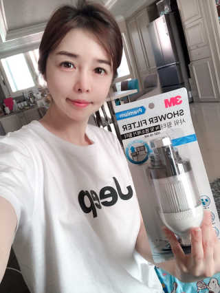 3M™ 프리미엄 샤워필터 — 5점을 준 리뷰어가 2019년 8월 올린 사용 사진