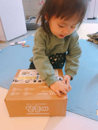 달곰이 어린이 치약+어린이 칫솔 SET — 5점을 준 리뷰어가 2018년 2월 올린 사용 사진