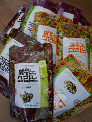아우노그라노 오리지날, 진짜 베리, 진짜 카카오 — 5점을 준 리뷰어가 2018년 7월 올린 사용 사진