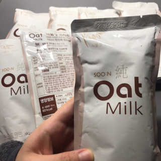 순오트밀크, soon oat milk — 4.5점을 준 리뷰어가 2018년 11월 올린 사용 사진