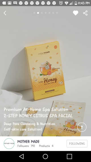 마더메이드 어머니 2 단계 헤니 CITRUS 스파 FACIALS 5PC — 3점을 준 리뷰어가 2019년 6월 올린 사용 사진