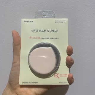 젤리팜 마이크로셀 실리콘퍼프 피치,오렌지 — 5점을 준 리뷰어가 2019년 8월 올린 사용 사진