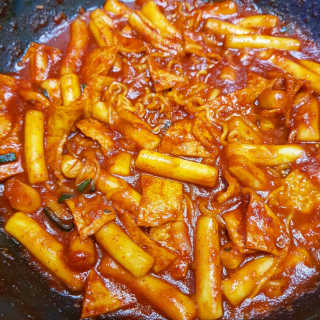 화곡미담 옛날 떡볶이 — 3점을 준 리뷰어가 2020년 2월 올린 사용 사진