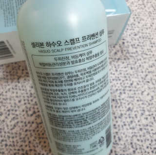 셀리본 하수오 내츄럴 프리벤션 탈모관리 샴푸 300ml — 5점을 준 리뷰어가 2019년 11월 올린 사용 사진