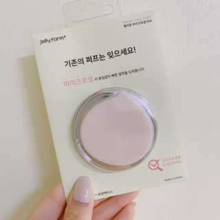 젤리팜 마이크로셀 실리콘퍼프 피치,오렌지 — 5점을 준 리뷰어가 2019년 8월 올린 사용 사진